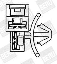 Ventilador do motor BERU LE589