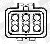 Ventilador, refrigeración del motor BERU ref. LE613