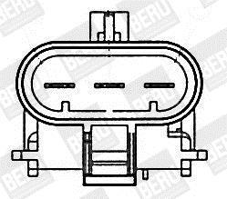 Ventilador, refrigeración del motor BERU ref. LE627