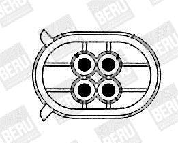 Ventilador, refrigeración del motor BERU ref. LE645