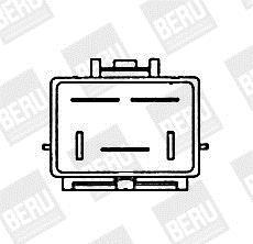 Ventilador, refrigeración del motor BERU ref. LE657