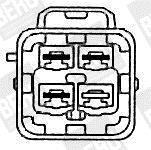 Ventilador, refrigeración del motor BERU ref. LE661