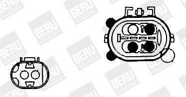 Ventilateur de refroidissement du moteur (Motoventilateur) BERU LE676