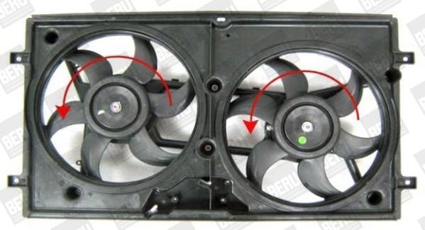 Ventilateur de refroidissement du moteur (Motoventilateur) BERU LE734