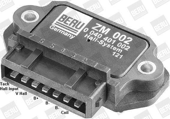 Unidad de control, sistema de encendido BERU ref. ZM002