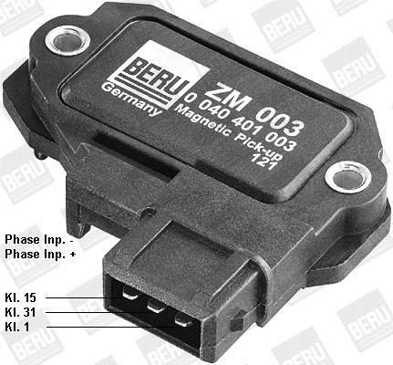 Unidad de control, sistema de encendido BERU ref. ZM003