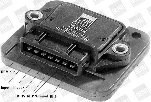 Unidad de control, sistema de encendido BERU ref. ZM012