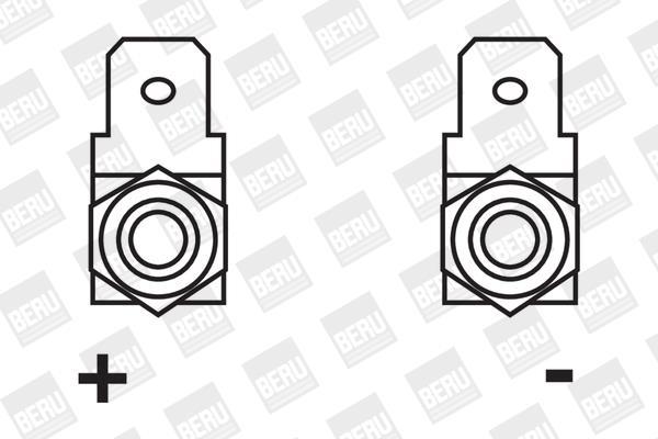 Bobine d'allumage BERU ref. ZS215