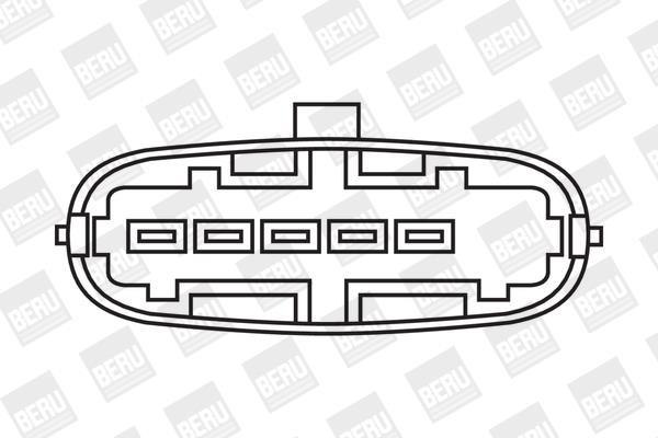 Bobine d'allumage BERU ref. ZS342