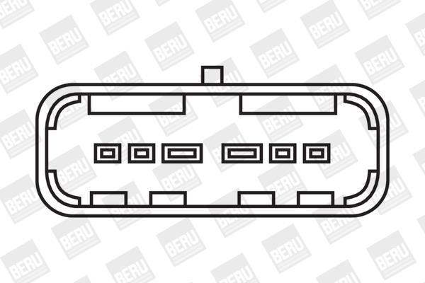 Bobine d'allumage BERU ZS351