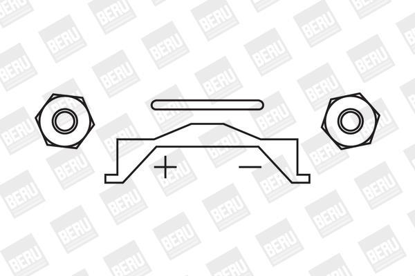 Bobine d'allumage BERU ref. ZS356