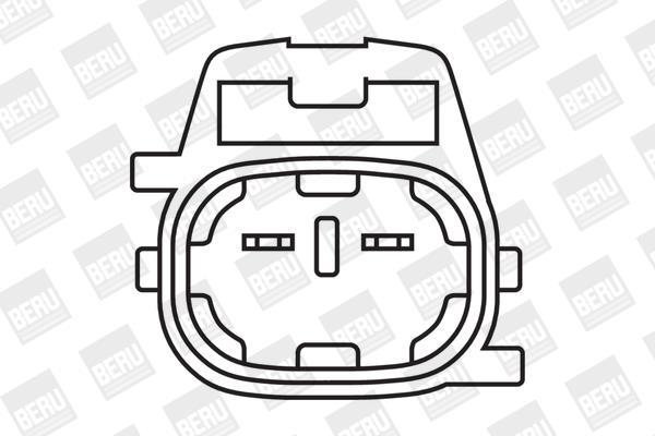 Bobine d'allumage BERU ZS396