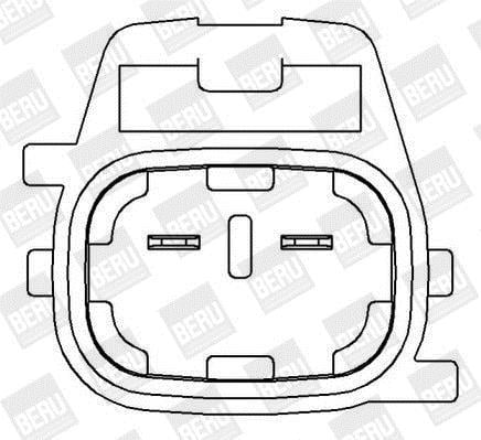 Bobine d'allumage BERU ZS396
