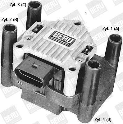 Bobine d'allumage BERU ref. ZSE003