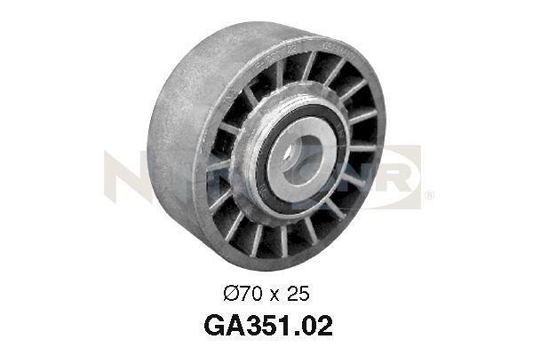 Rolo tensor da correia trapezoidal estriada SNR ref. GA351.02