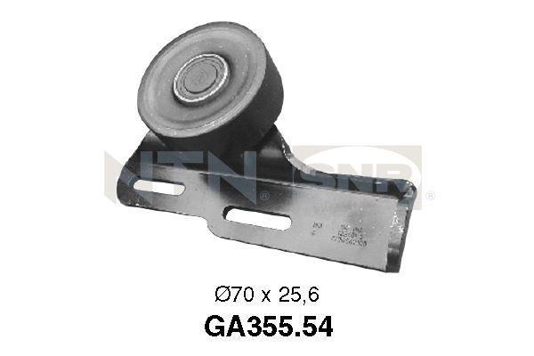 Galet enrouleur de courroie d'accessoire SNR ref. GA355.54