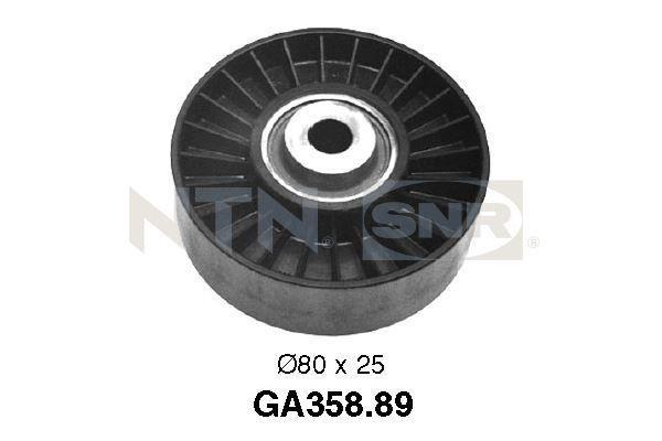 Galet enrouleur de courroie d'accessoire SNR ref. GA358.89