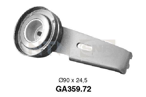 Galet enrouleur de courroie d'accessoire SNR ref. GA359.72