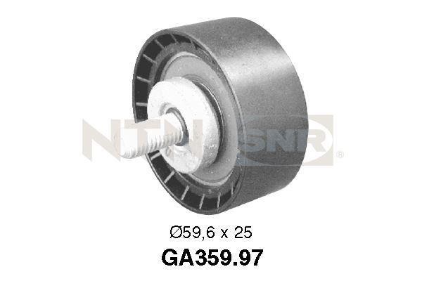 Galet enrouleur de courroie d'accessoire SNR ref. GA359.97