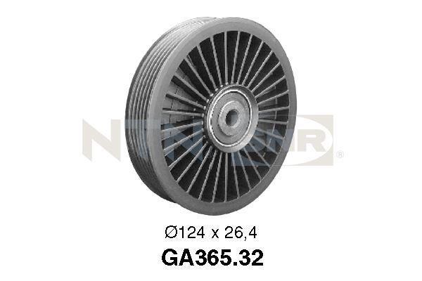 Galet enrouleur de courroie d'accessoire SNR ref. GA365.32