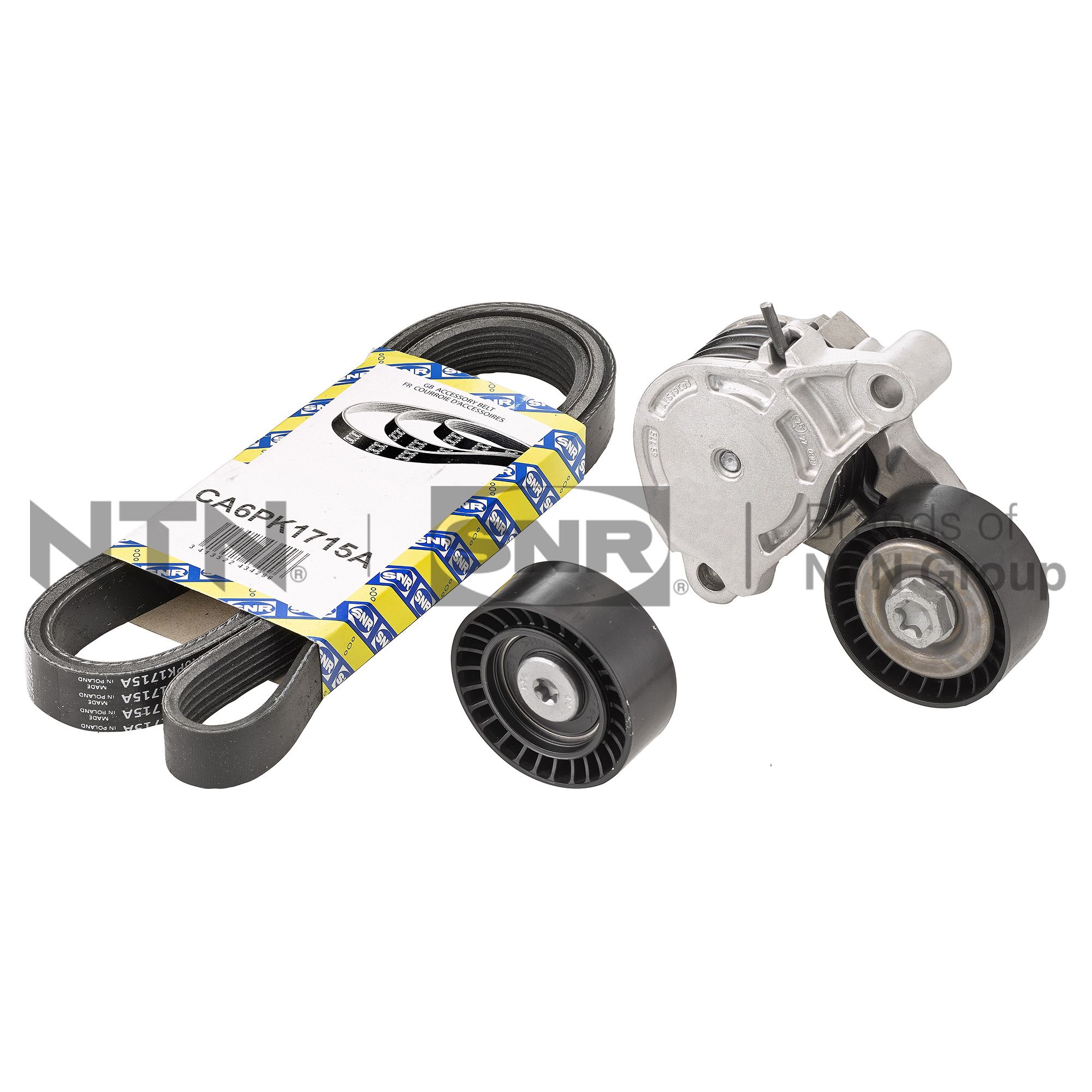 Kit de courroie d'accessoire (Courroie d’alternateur) SNR KA850.28