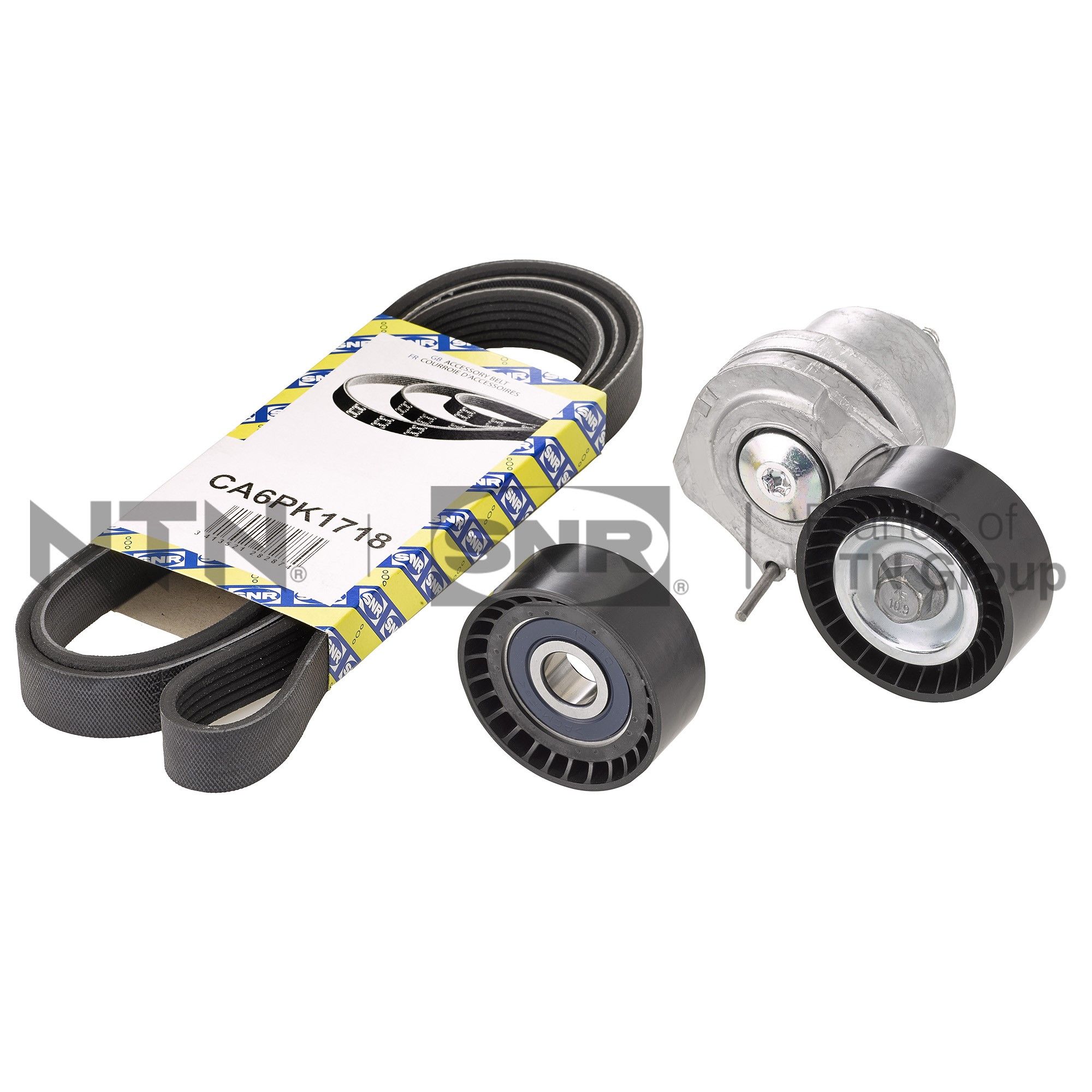 Kit de courroie d'accessoire (Courroie d’alternateur) SNR KA853.27