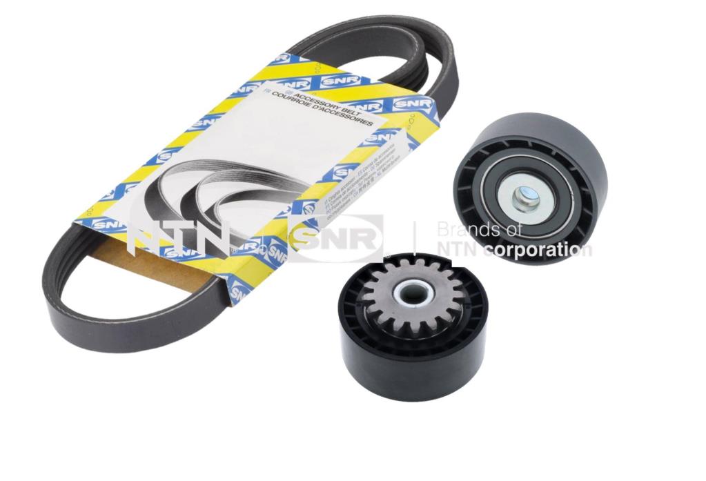 Kit de courroie d'accessoire (Courroie d’alternateur) SNR ref. KA855.37