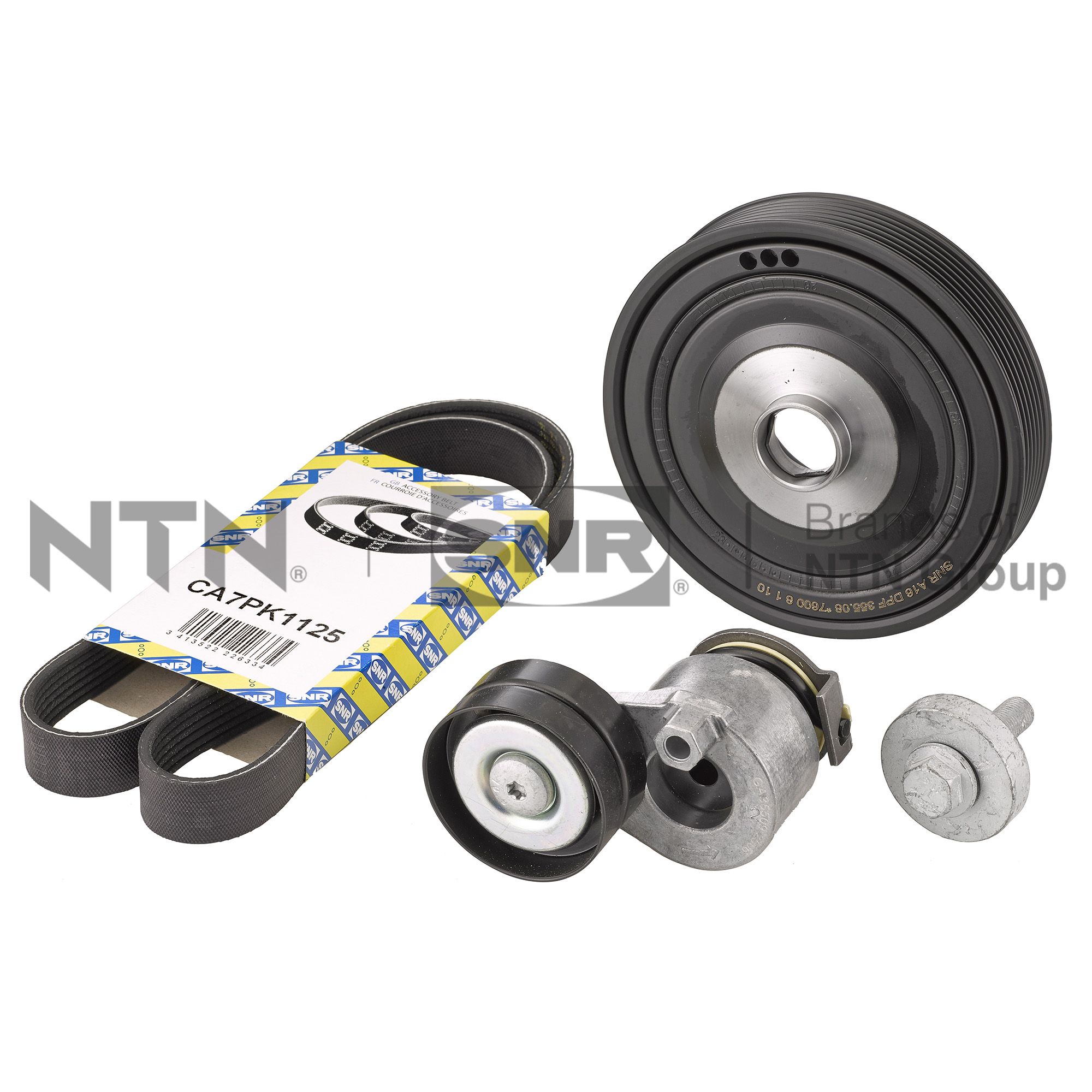 Kit de courroie d'accessoire (Courroie d’alternateur) SNR KA855.65