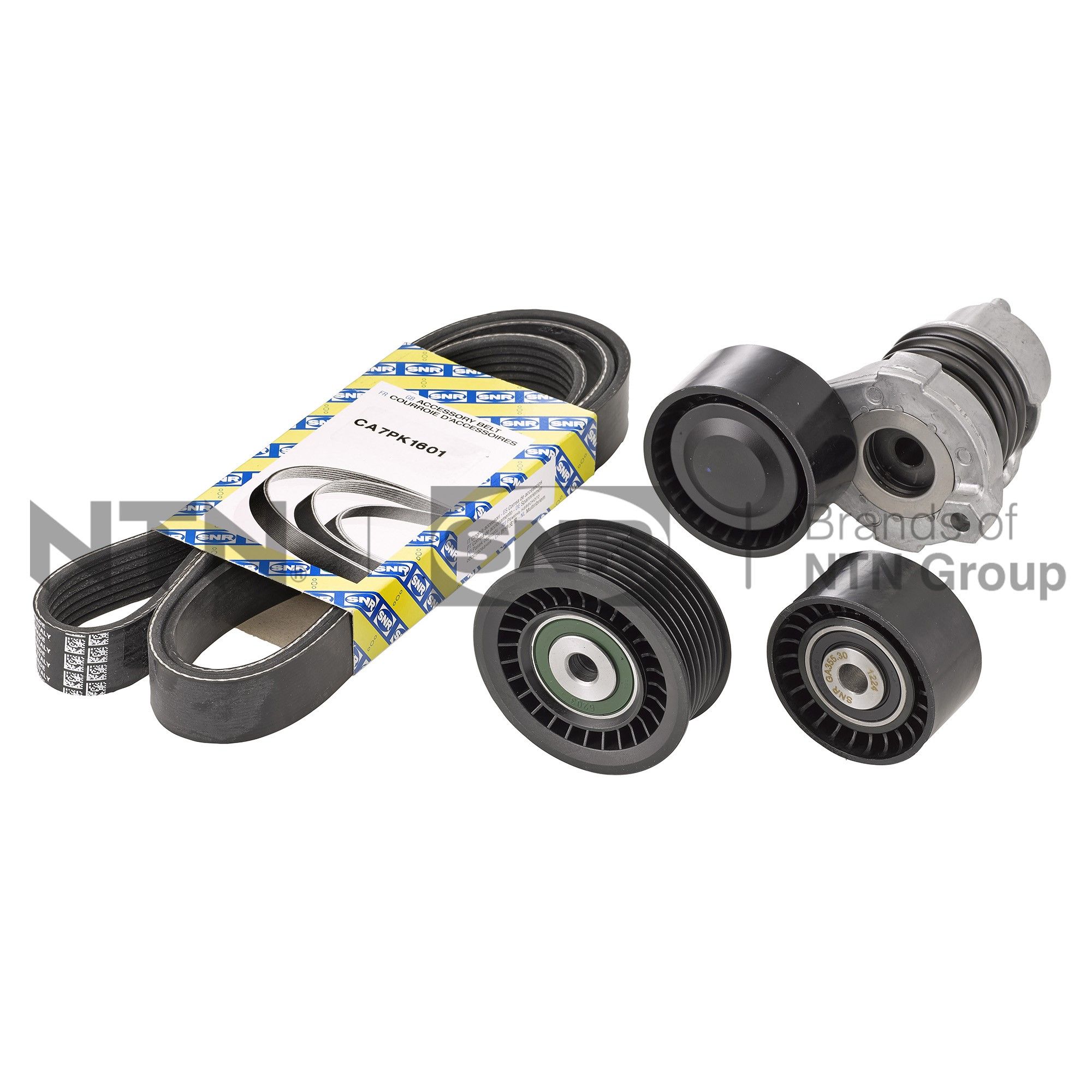 Kit de courroie d'accessoire (Courroie d’alternateur) SNR KA855.70