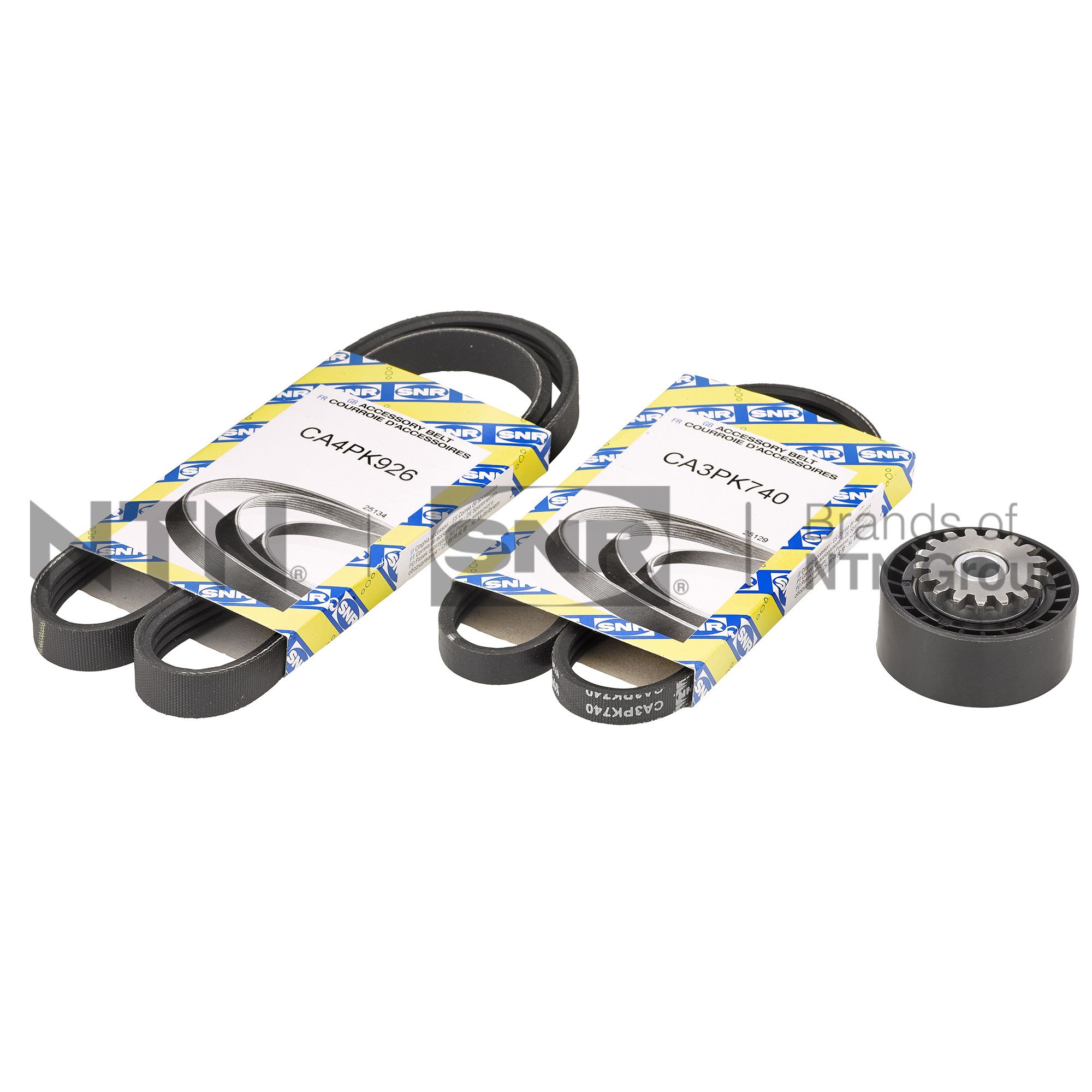 Kit de courroie d'accessoire (Courroie d’alternateur) SNR KA855.71