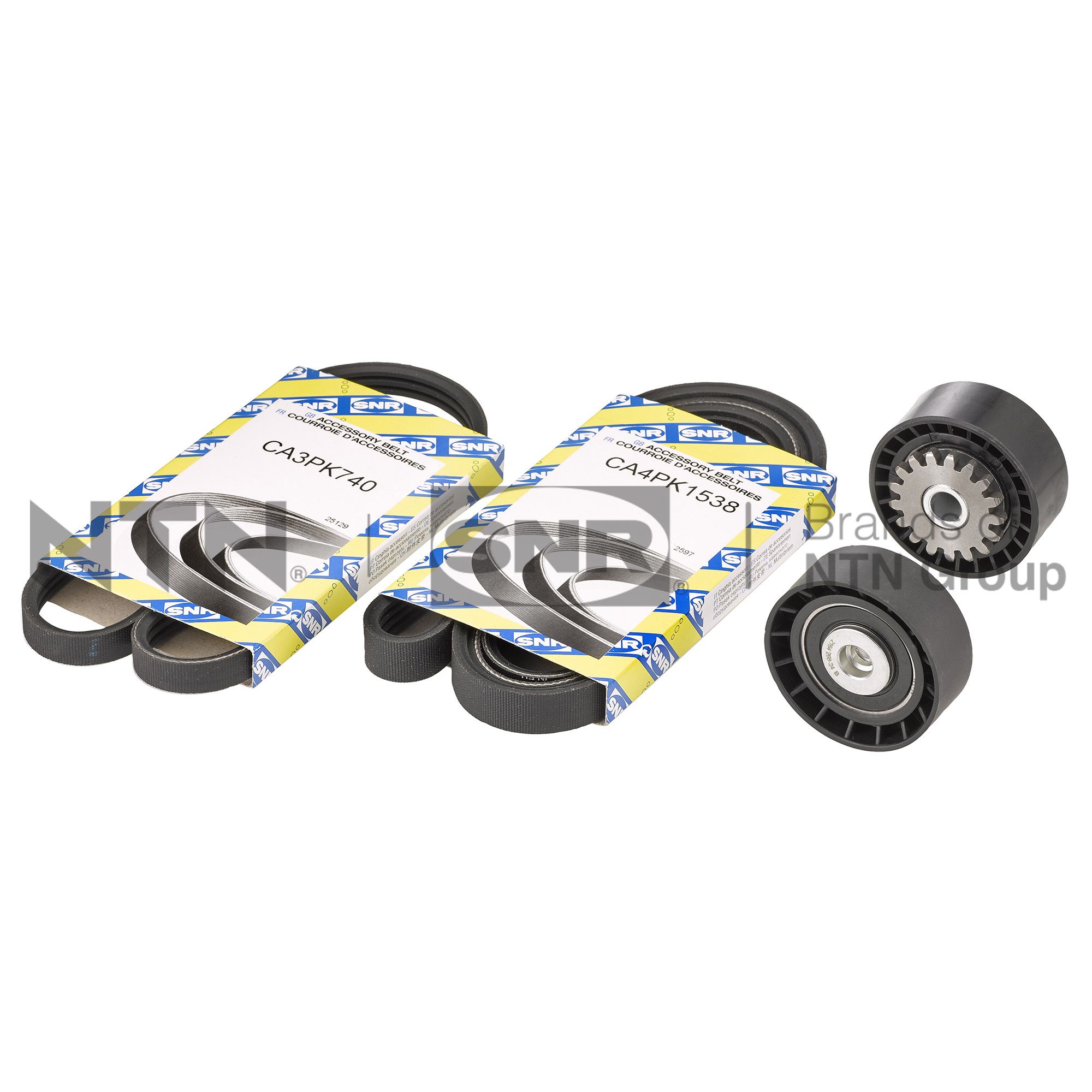 Kit de courroie d'accessoire (Courroie d’alternateur) SNR KA855.72