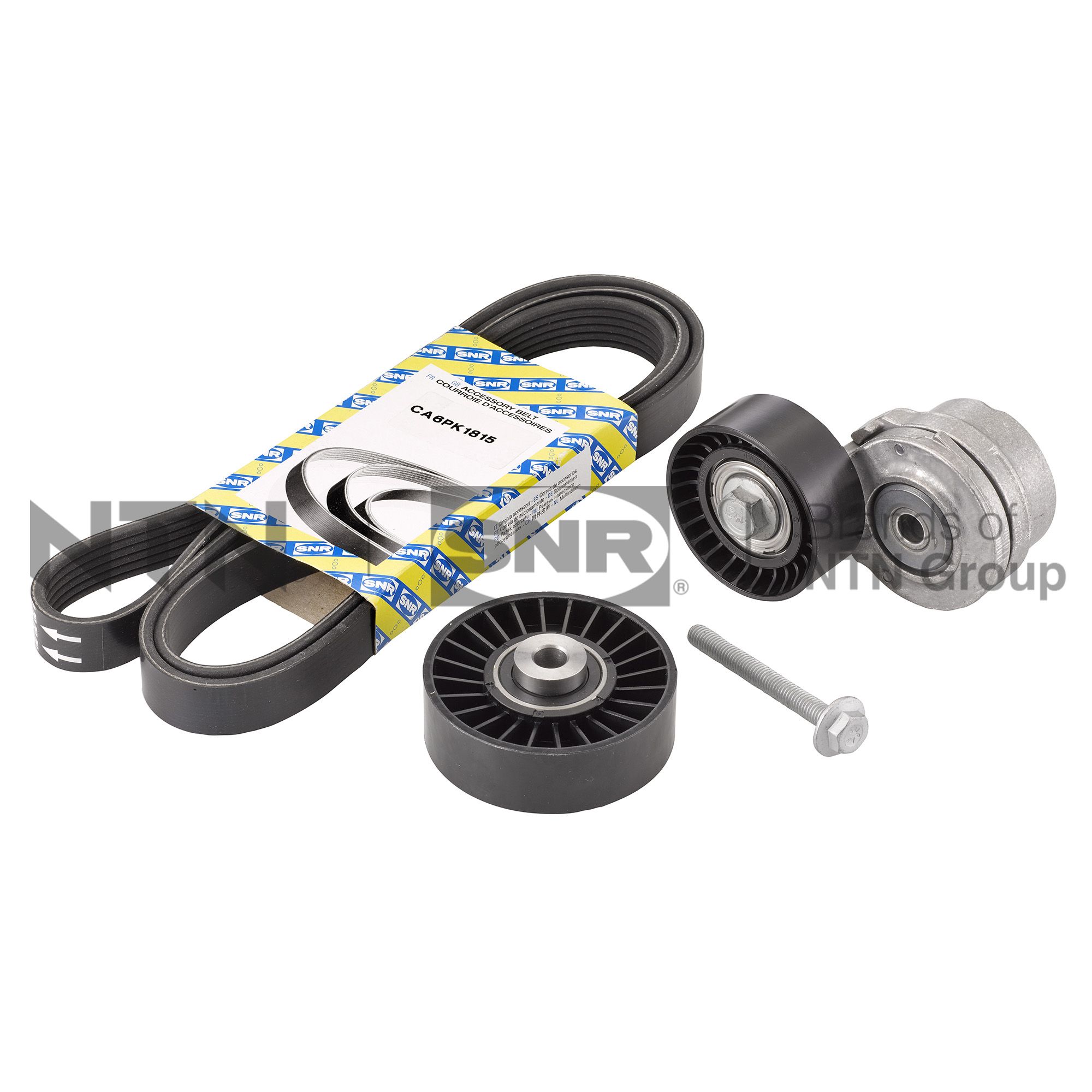 Kit de courroie d'accessoire (Courroie d’alternateur) SNR ref. KA858.12