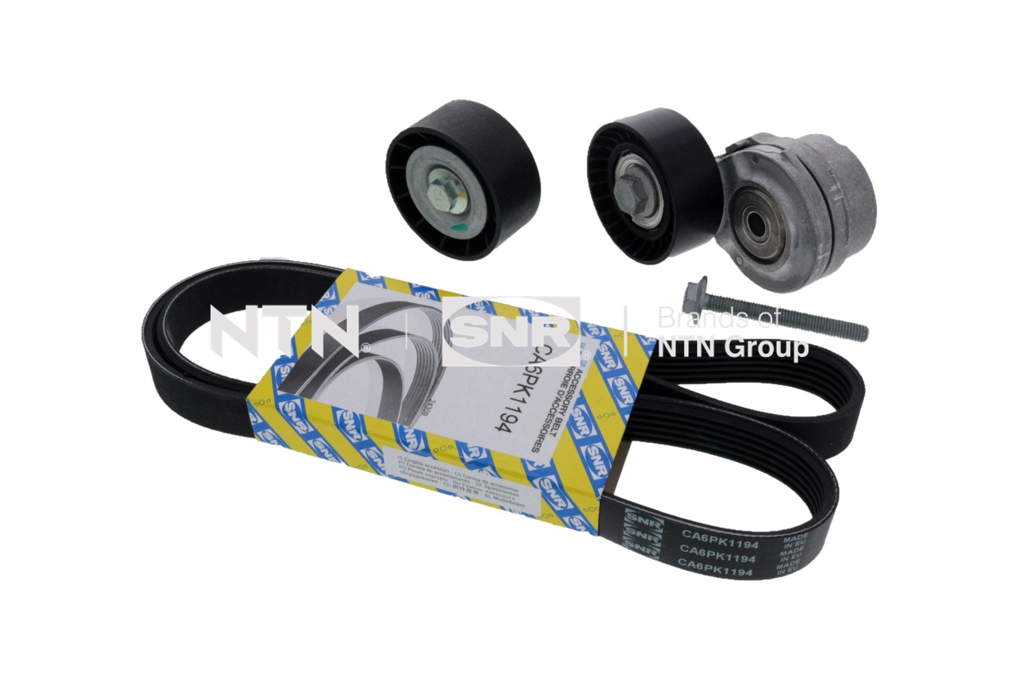 Kit de courroie d'accessoire (Courroie d’alternateur) SNR ref. KA858.14