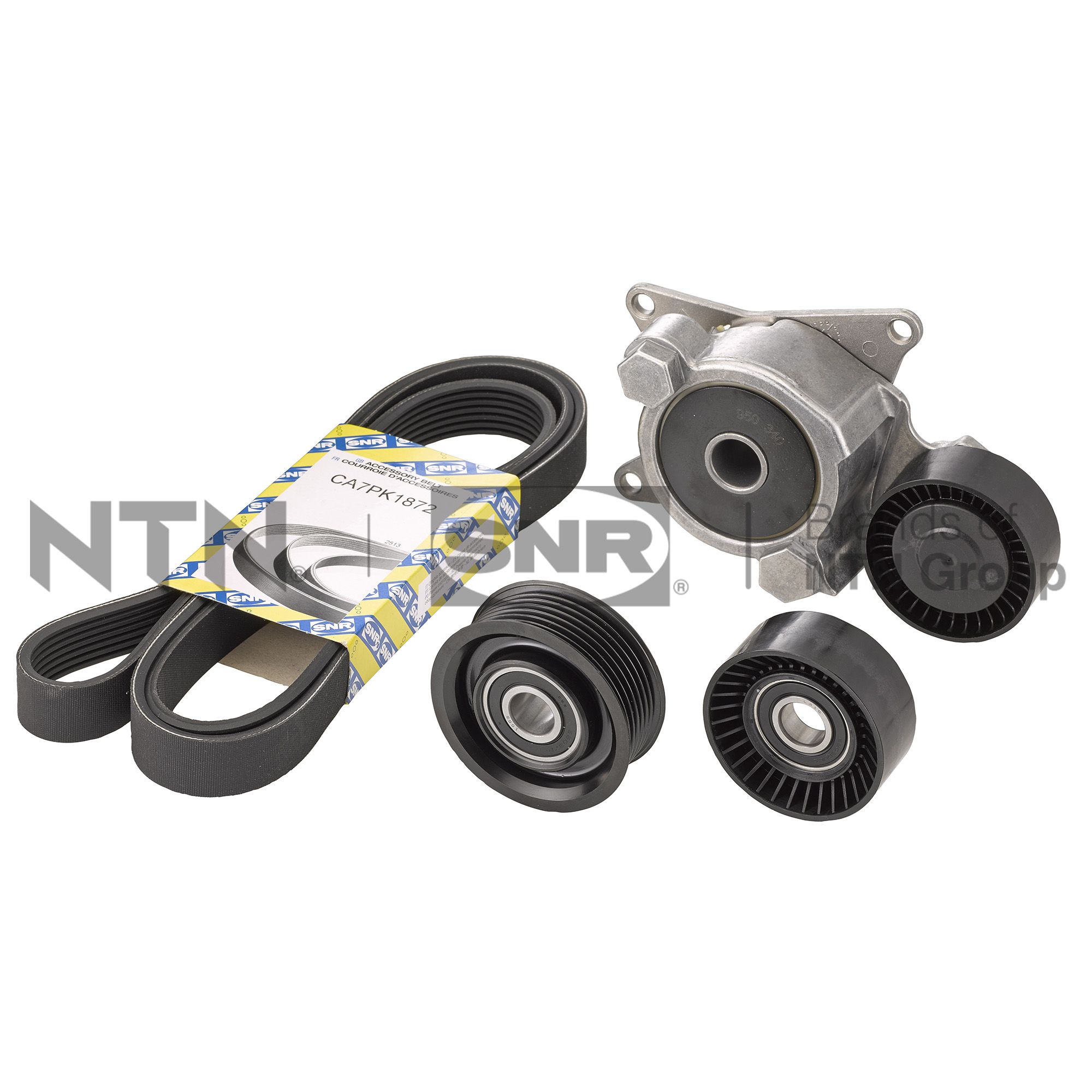 Kit de courroie d'accessoire (Courroie d’alternateur) SNR KA869.04