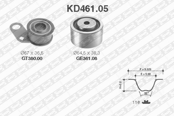 Kit de distribution SNR ref. KD461.05