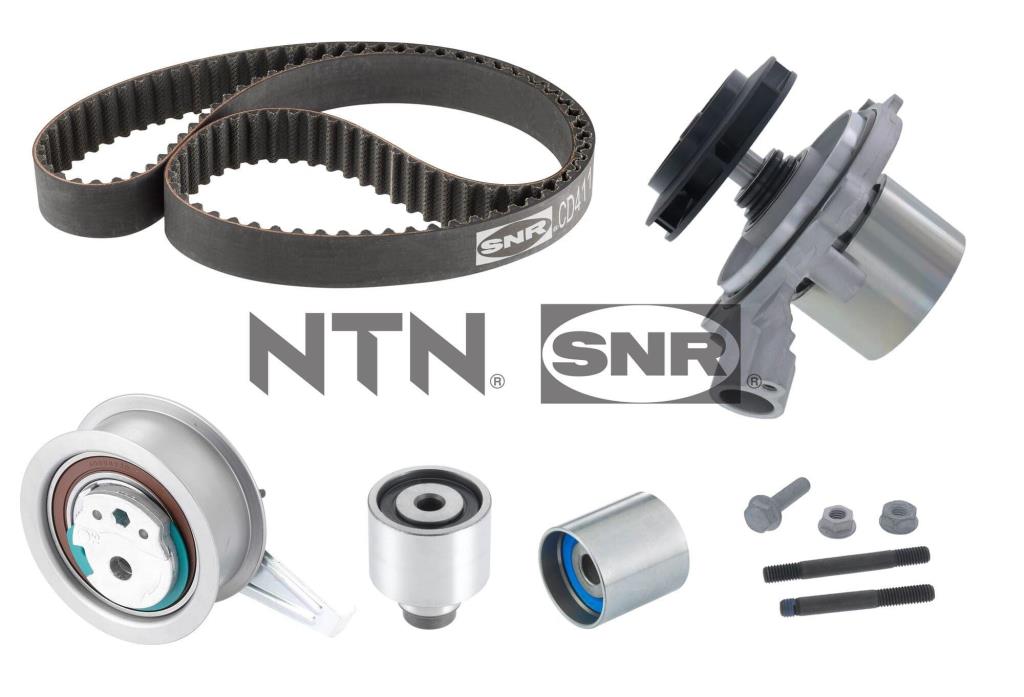 Pompe à eau + kit de courroie de distribution (Kit courroie de distribution) SNR ref. KDP457.790