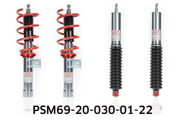 Jeu de 4 amortisseurs + ressorts (Kit suspension) EIBACH ref. PSM69-20-030-01-22