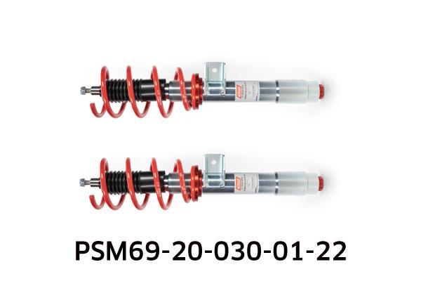 Jeu de 4 amortisseurs + ressorts (Kit suspension) EIBACH ref. PSM69-20-030-01-22