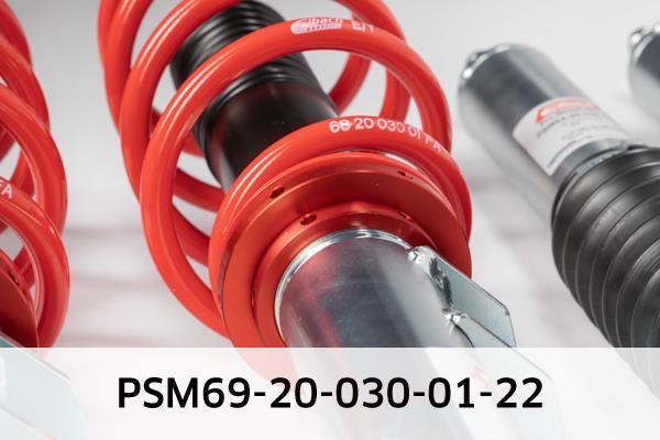 Jeu de 4 amortisseurs + ressorts (Kit suspension) EIBACH ref. PSM69-20-030-01-22