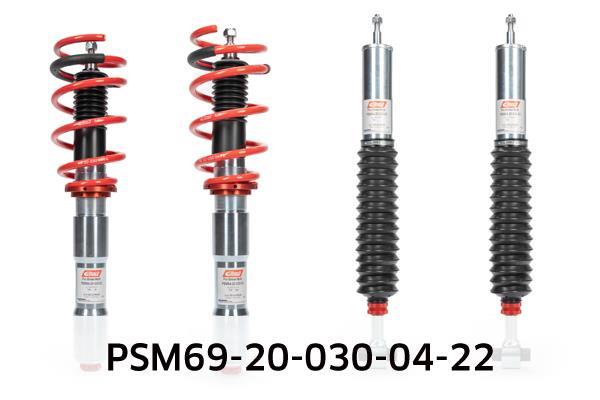 Jeu de 4 amortisseurs + ressorts (Kit suspension) EIBACH ref. PSM69-20-030-04-22