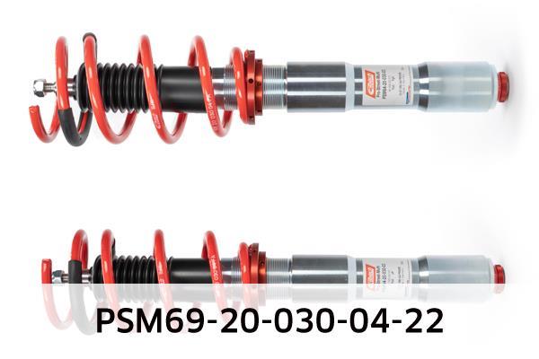 Jeu de 4 amortisseurs + ressorts (Kit suspension) EIBACH ref. PSM69-20-030-04-22