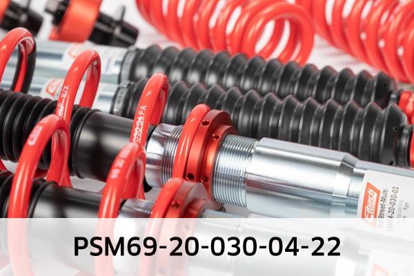 Jeu de 4 amortisseurs + ressorts (Kit suspension) EIBACH ref. PSM69-20-030-04-22
