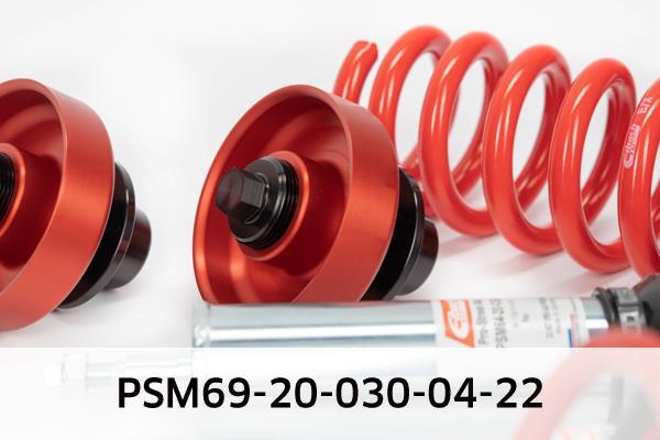 Jeu de 4 amortisseurs + ressorts (Kit suspension) EIBACH ref. PSM69-20-030-04-22