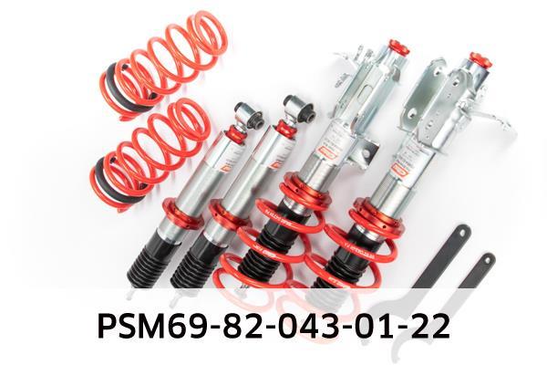 Jeu de 4 amortisseurs + ressorts (Kit suspension) EIBACH ref. PSM69-82-043-01-22