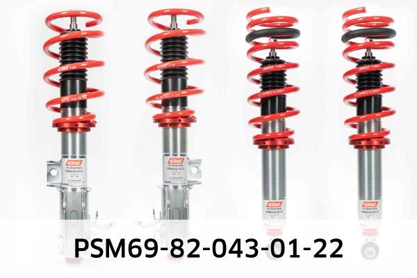 Jeu de 4 amortisseurs + ressorts (Kit suspension) EIBACH ref. PSM69-82-043-01-22