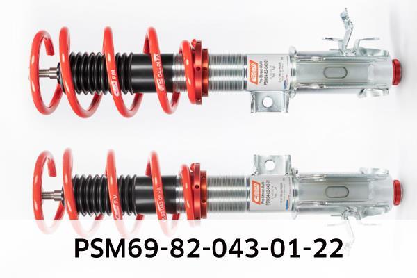 Jeu de 4 amortisseurs + ressorts (Kit suspension) EIBACH ref. PSM69-82-043-01-22