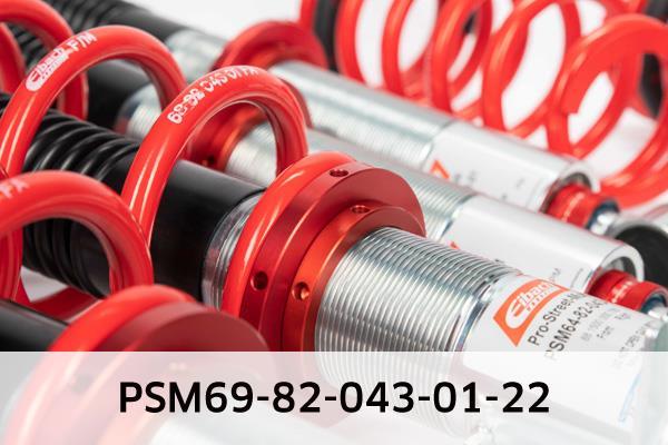 Jeu de 4 amortisseurs + ressorts (Kit suspension) EIBACH ref. PSM69-82-043-01-22