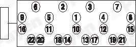Jeu de vis de culasse PAYEN ref. HBS015