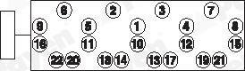 Jeu de vis de culasse PAYEN ref. HBS016