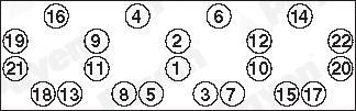 Jeu de vis de culasse PAYEN ref. HBS255